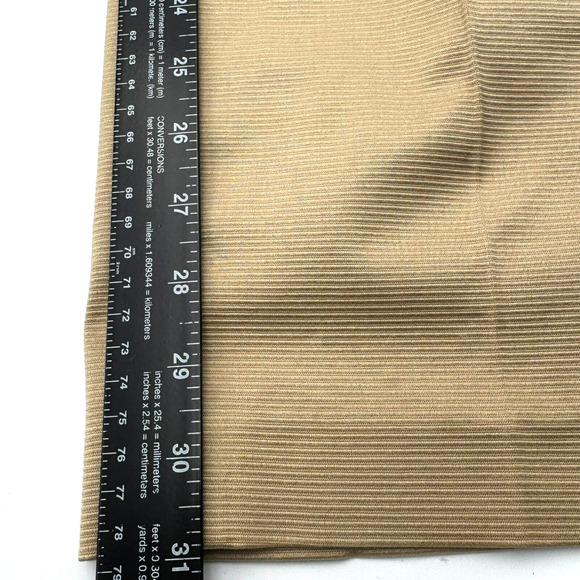 LINDA ALLARD ELLEN TRACY NWT Women's 14 Tan Gold Stripe Straight Trouser‎ Pants - Picture 10 of 10